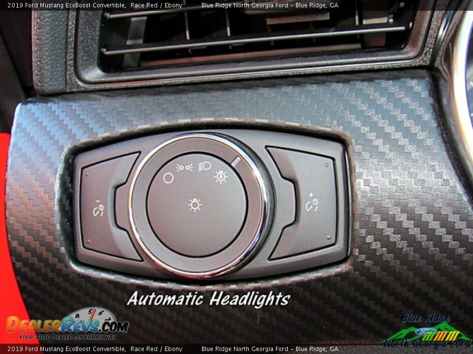 2019 Ford Mustang EcoBoost Convertible Race Red / Ebony Photo #24