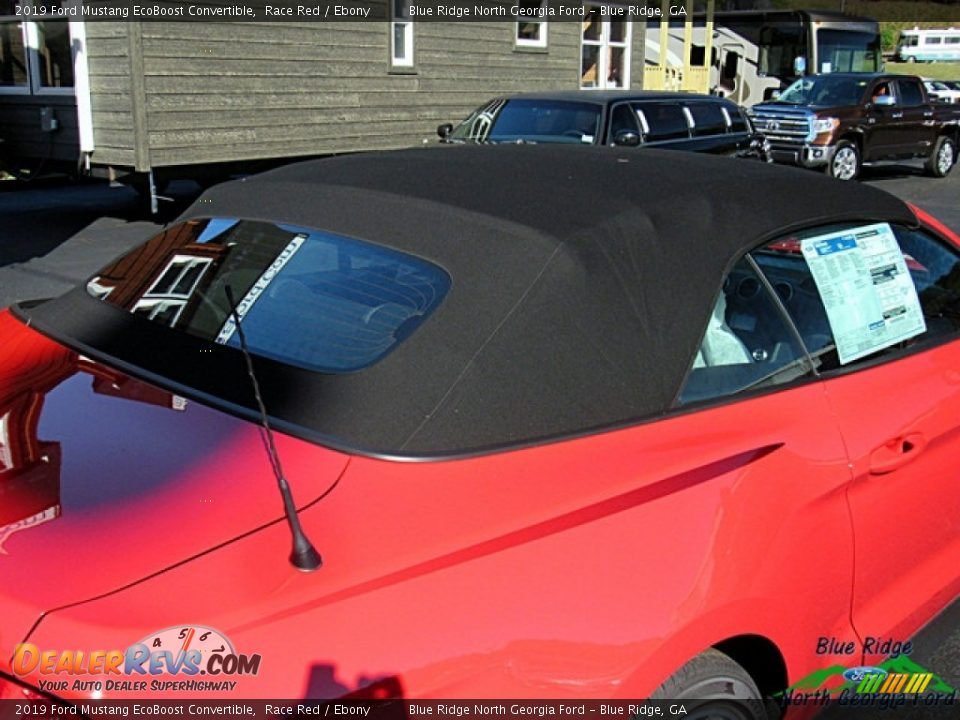 2019 Ford Mustang EcoBoost Convertible Race Red / Ebony Photo #26