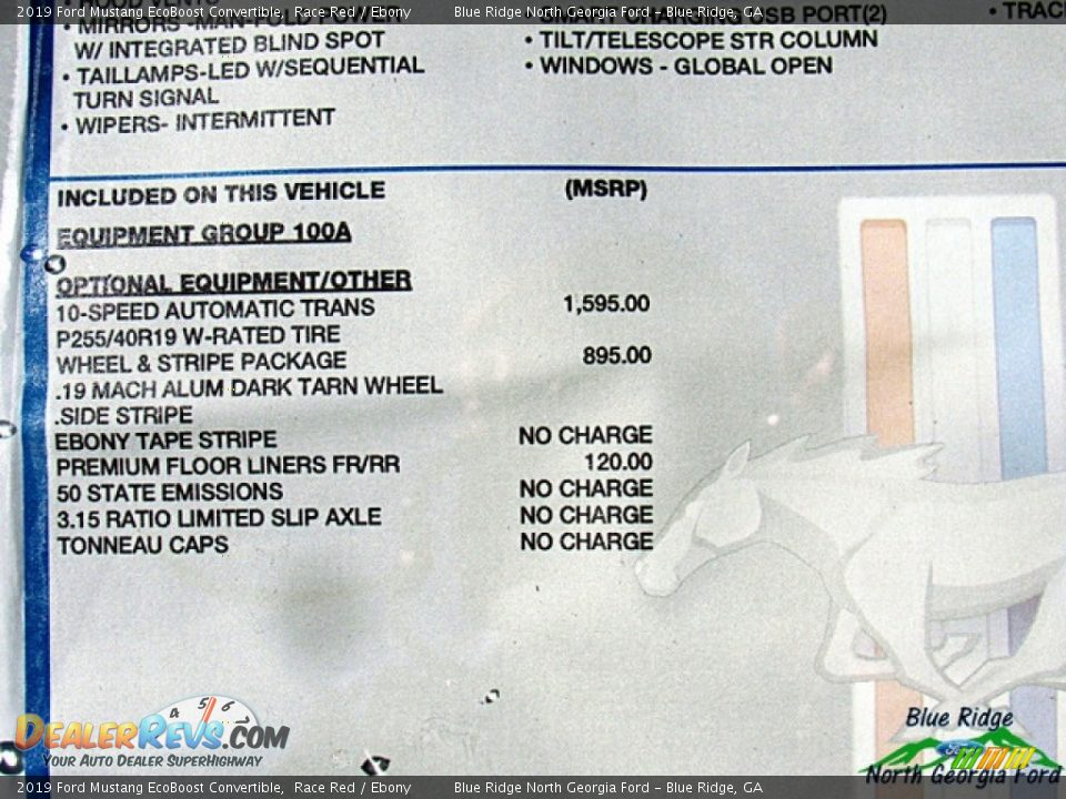 2019 Ford Mustang EcoBoost Convertible Race Red / Ebony Photo #27