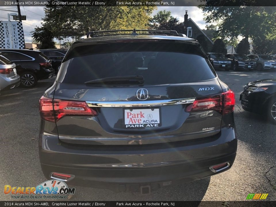 2014 Acura MDX SH-AWD Graphite Luster Metallic / Ebony Photo #6