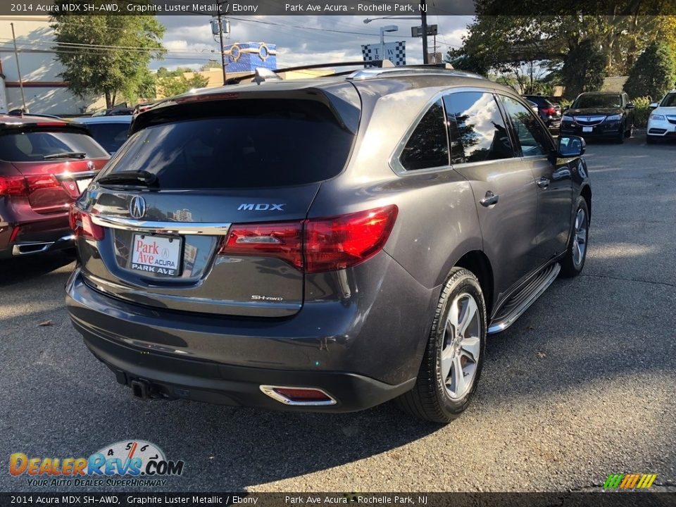 2014 Acura MDX SH-AWD Graphite Luster Metallic / Ebony Photo #7