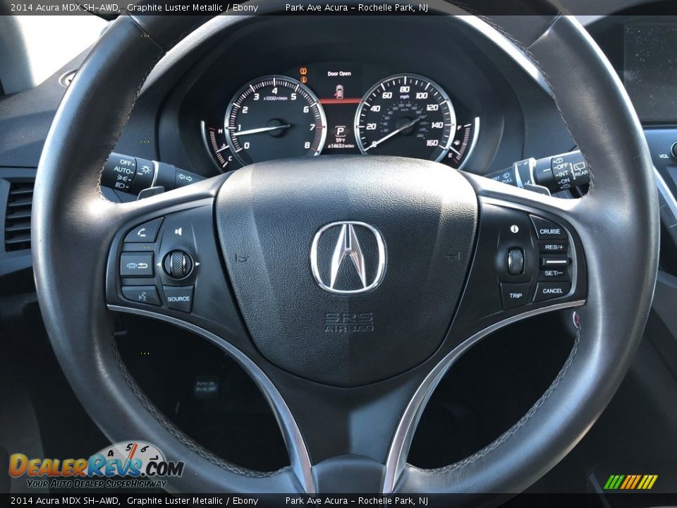 2014 Acura MDX SH-AWD Graphite Luster Metallic / Ebony Photo #12