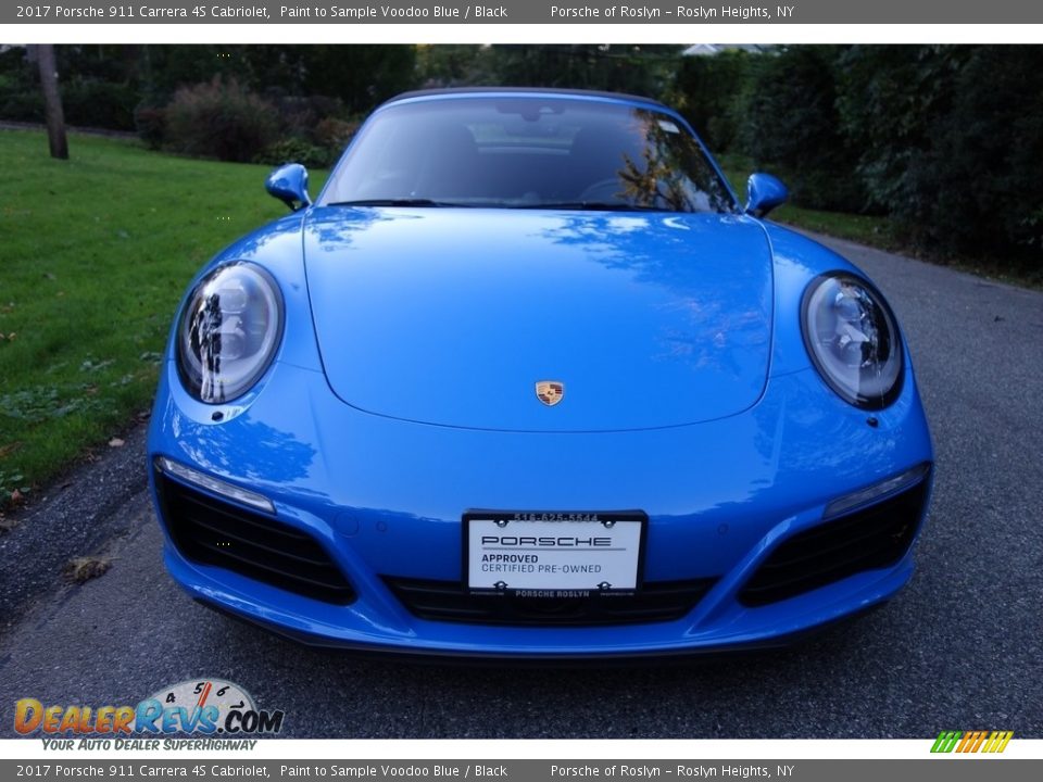 2017 Porsche 911 Carrera 4S Cabriolet Paint to Sample Voodoo Blue / Black Photo #2