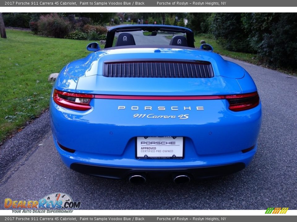 2017 Porsche 911 Carrera 4S Cabriolet Paint to Sample Voodoo Blue / Black Photo #5