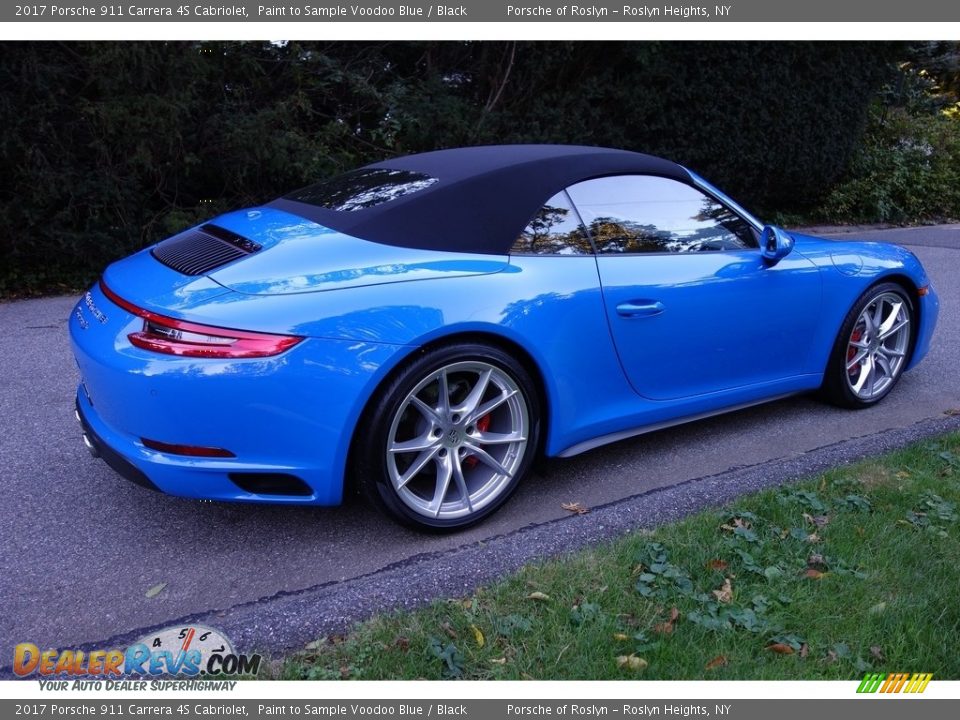 2017 Porsche 911 Carrera 4S Cabriolet Paint to Sample Voodoo Blue / Black Photo #6