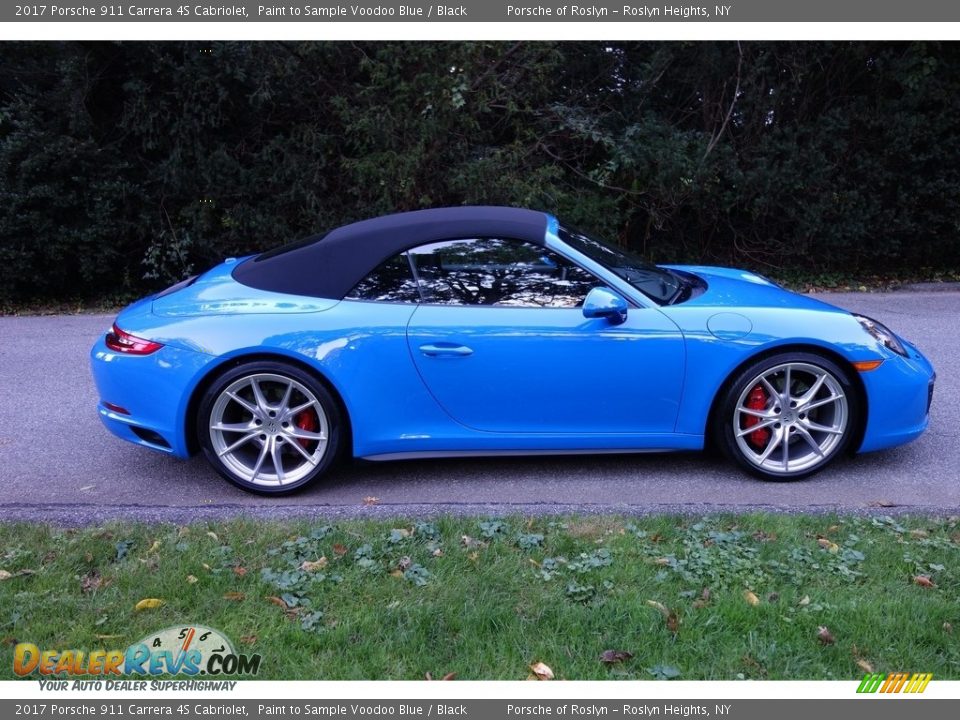 Paint to Sample Voodoo Blue 2017 Porsche 911 Carrera 4S Cabriolet Photo #7