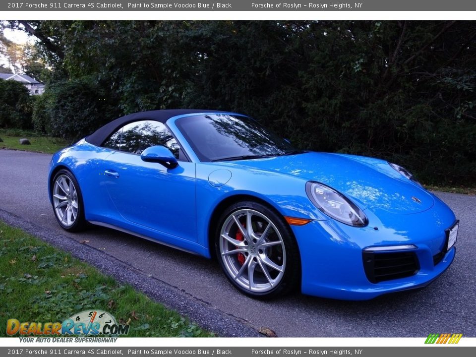 Paint to Sample Voodoo Blue 2017 Porsche 911 Carrera 4S Cabriolet Photo #8