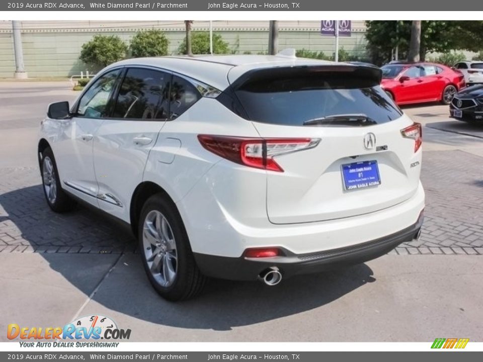 2019 Acura RDX Advance White Diamond Pearl / Parchment Photo #5