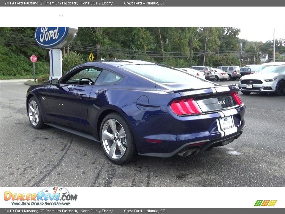 2019 Ford Mustang GT Premium Fastback Kona Blue / Ebony Photo #5