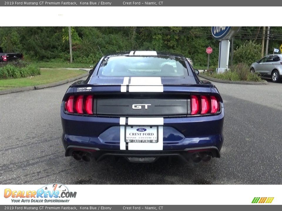 2019 Ford Mustang GT Premium Fastback Kona Blue / Ebony Photo #6
