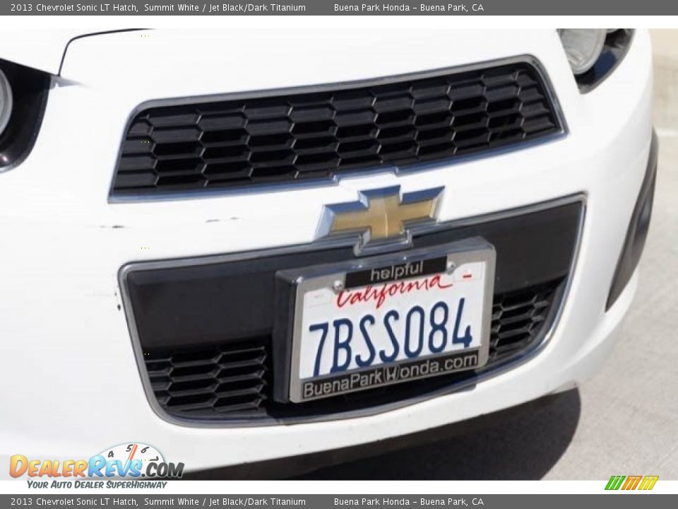 2013 Chevrolet Sonic LT Hatch Summit White / Jet Black/Dark Titanium Photo #8