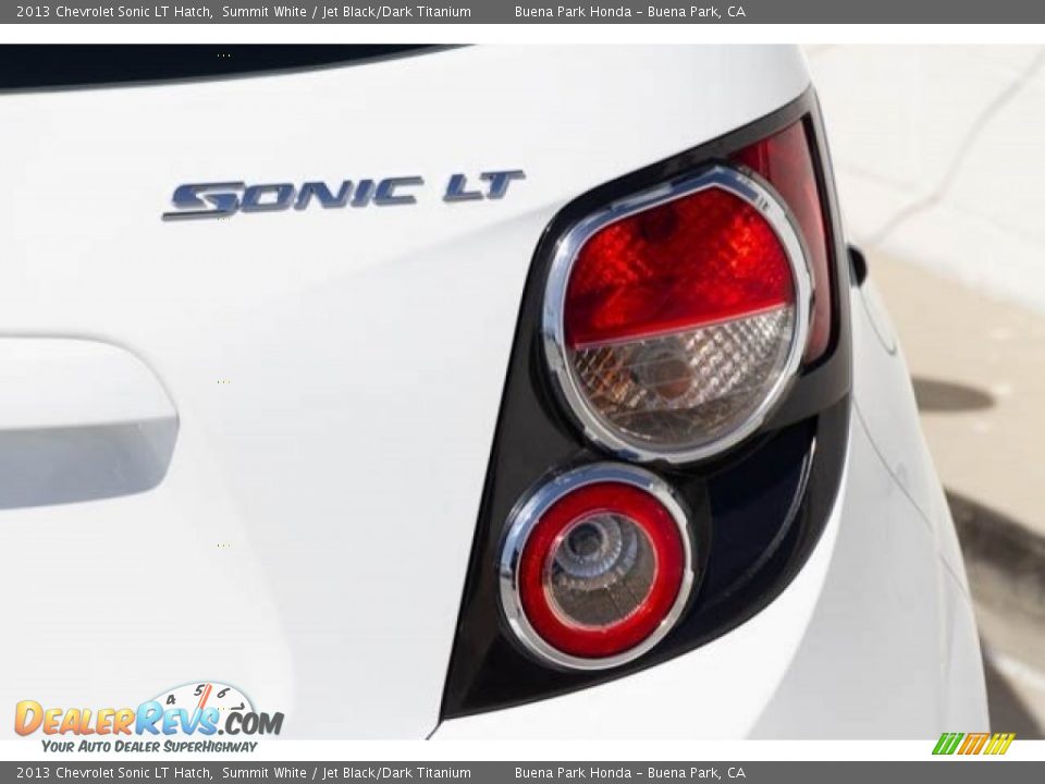 2013 Chevrolet Sonic LT Hatch Summit White / Jet Black/Dark Titanium Photo #12