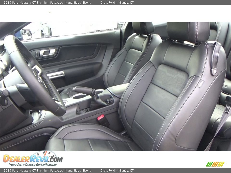 2019 Ford Mustang GT Premium Fastback Kona Blue / Ebony Photo #11