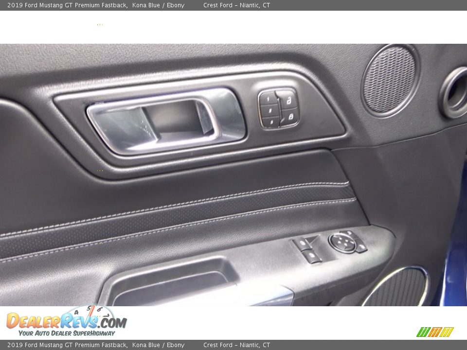 2019 Ford Mustang GT Premium Fastback Kona Blue / Ebony Photo #12