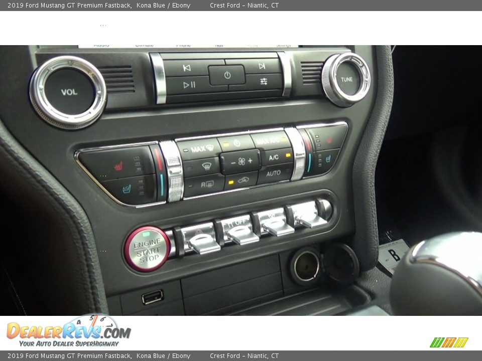 2019 Ford Mustang GT Premium Fastback Kona Blue / Ebony Photo #15