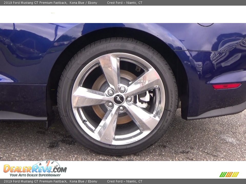 2019 Ford Mustang GT Premium Fastback Kona Blue / Ebony Photo #19