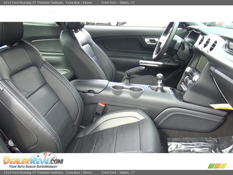 2019 Ford Mustang GT Premium Fastback Kona Blue / Ebony Photo #22