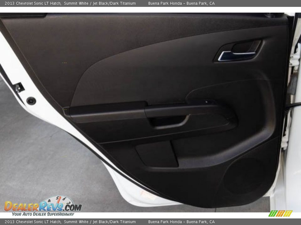 2013 Chevrolet Sonic LT Hatch Summit White / Jet Black/Dark Titanium Photo #28