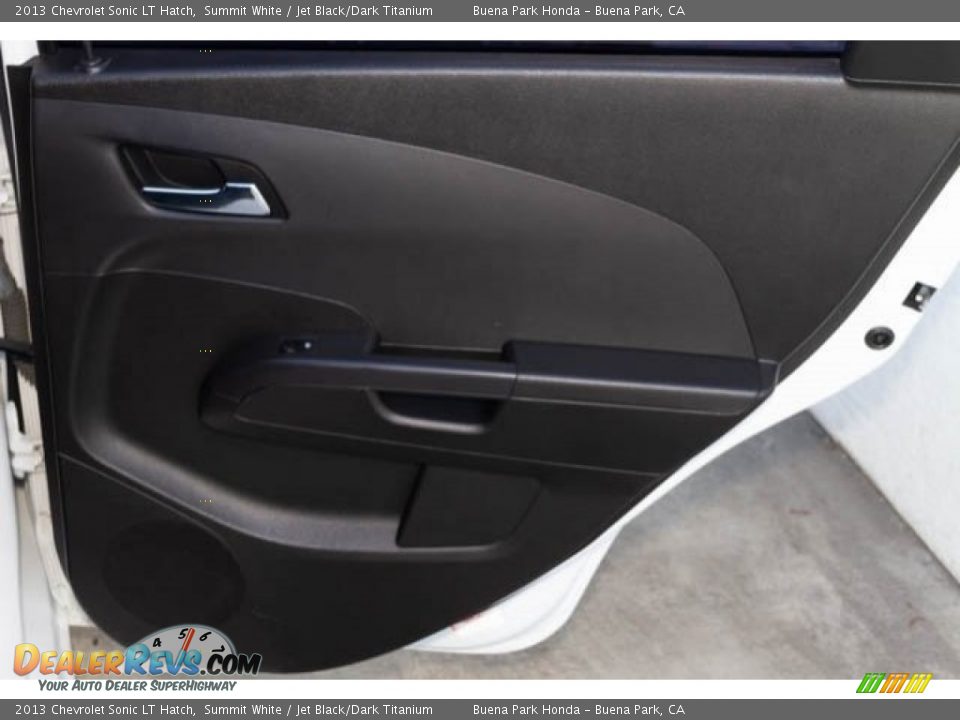 2013 Chevrolet Sonic LT Hatch Summit White / Jet Black/Dark Titanium Photo #29