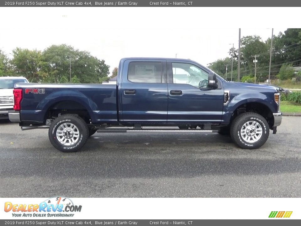 Blue Jeans 2019 Ford F250 Super Duty XLT Crew Cab 4x4 Photo #8