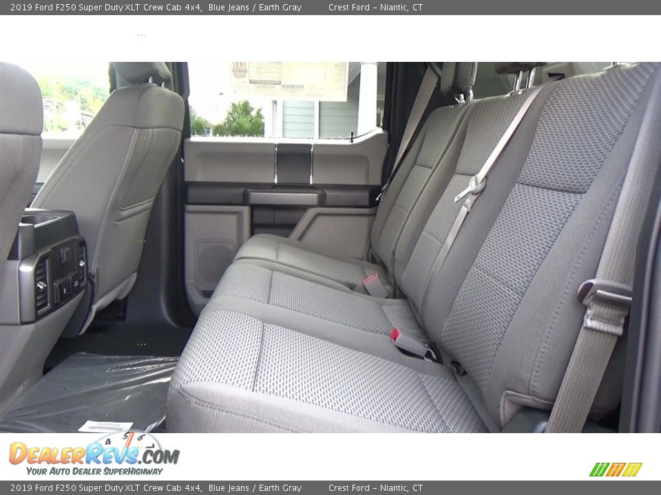 Rear Seat of 2019 Ford F250 Super Duty XLT Crew Cab 4x4 Photo #17