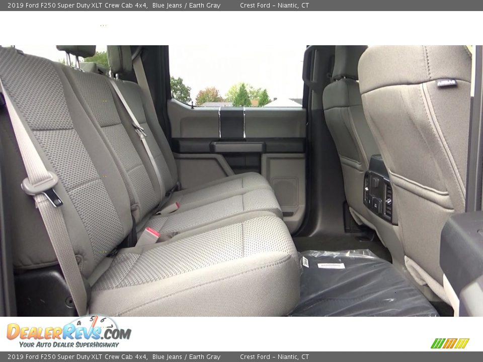 Rear Seat of 2019 Ford F250 Super Duty XLT Crew Cab 4x4 Photo #22