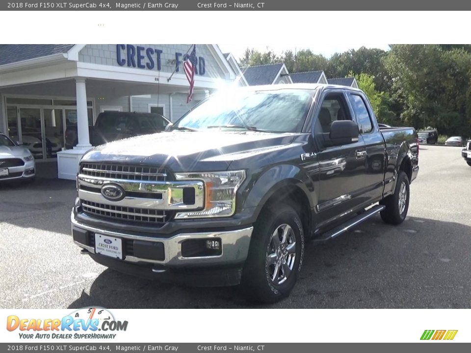 2018 Ford F150 XLT SuperCab 4x4 Magnetic / Earth Gray Photo #3
