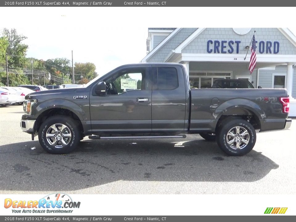 2018 Ford F150 XLT SuperCab 4x4 Magnetic / Earth Gray Photo #4