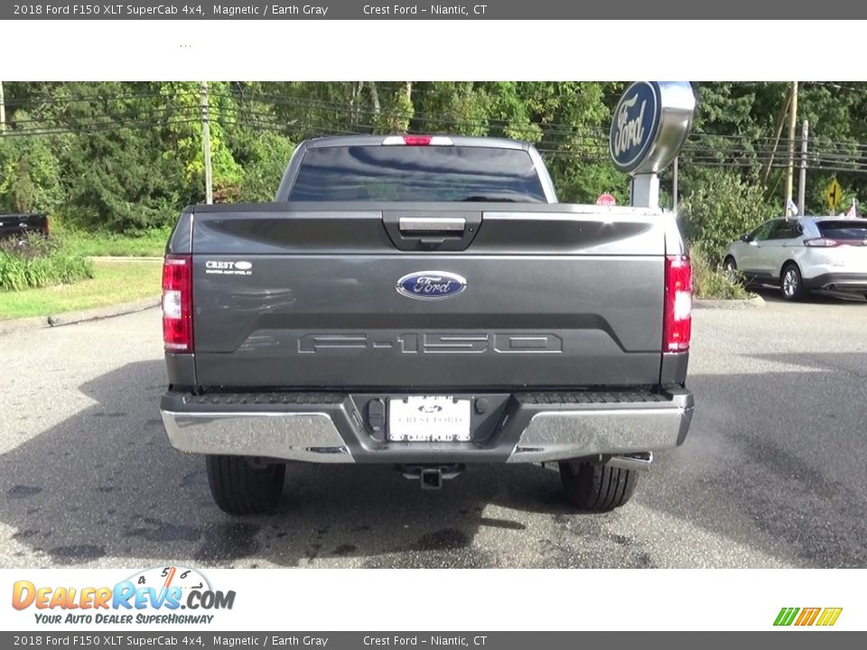 2018 Ford F150 XLT SuperCab 4x4 Magnetic / Earth Gray Photo #6