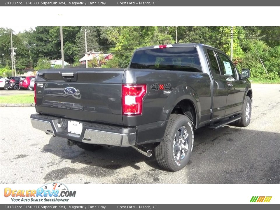 2018 Ford F150 XLT SuperCab 4x4 Magnetic / Earth Gray Photo #7