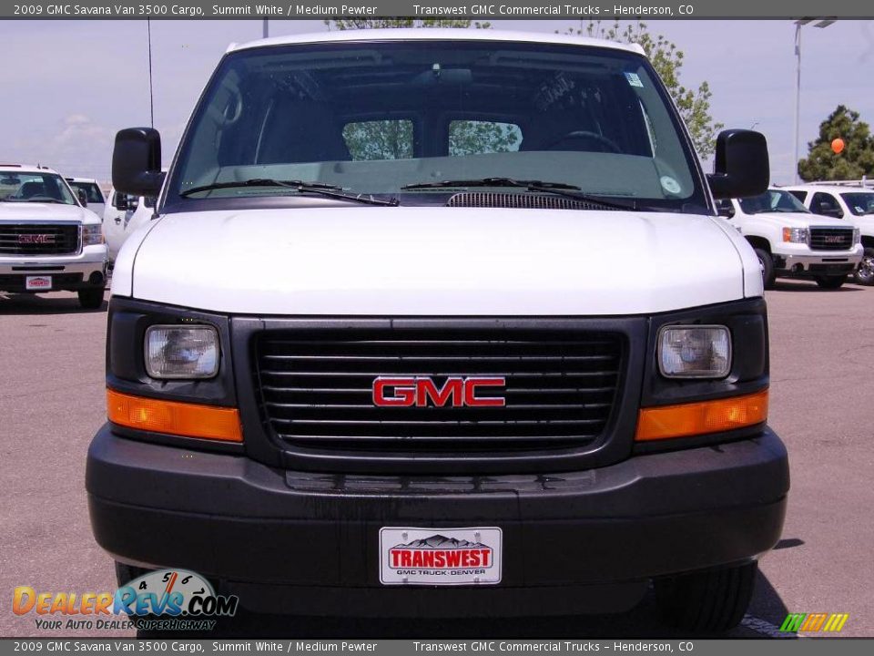 2009 GMC Savana Van 3500 Cargo Summit White / Medium Pewter Photo #2