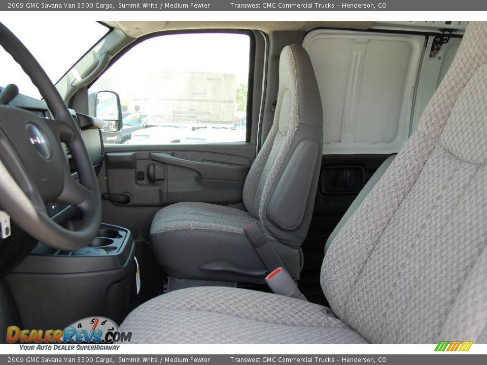 2009 GMC Savana Van 3500 Cargo Summit White / Medium Pewter Photo #4
