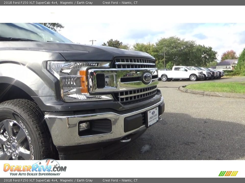 2018 Ford F150 XLT SuperCab 4x4 Magnetic / Earth Gray Photo #27