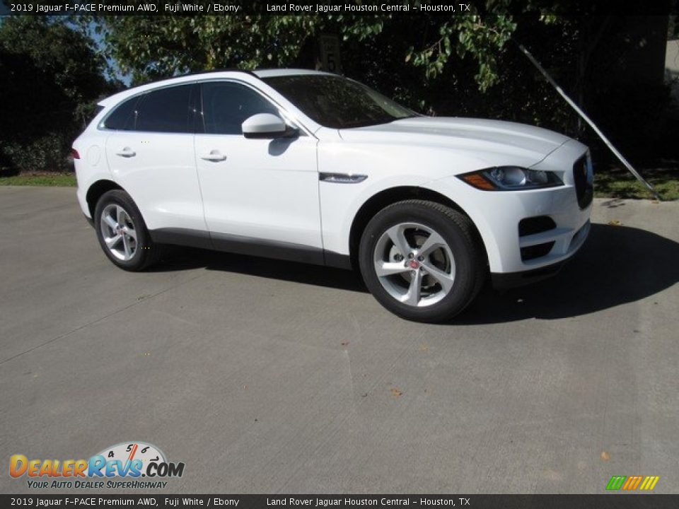 2019 Jaguar F-PACE Premium AWD Fuji White / Ebony Photo #1