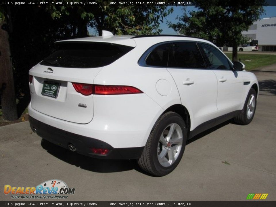 2019 Jaguar F-PACE Premium AWD Fuji White / Ebony Photo #7