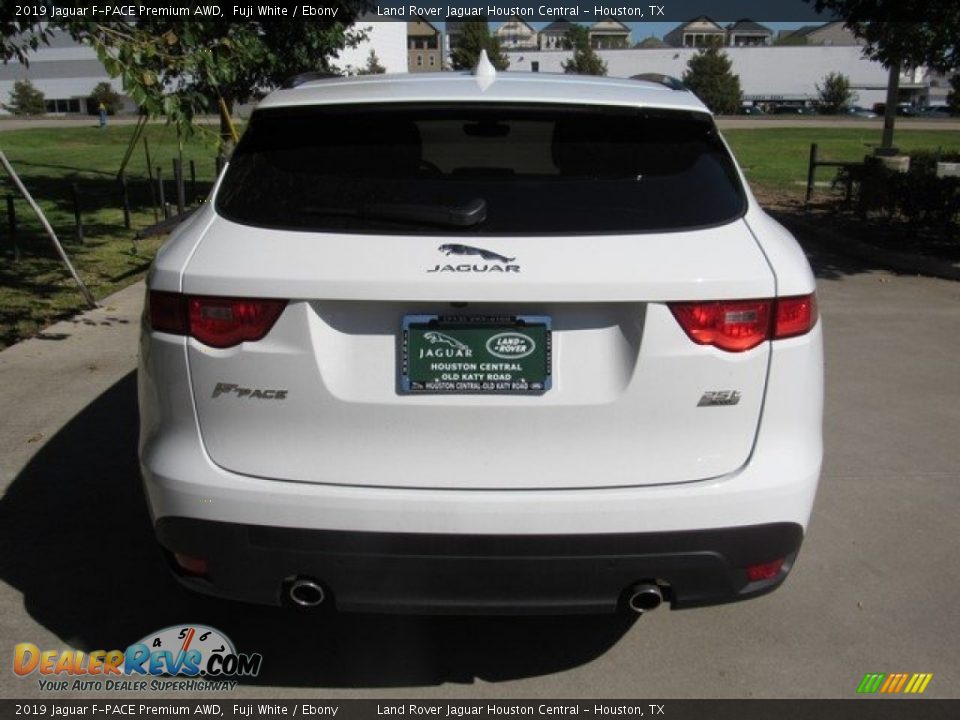 2019 Jaguar F-PACE Premium AWD Fuji White / Ebony Photo #8