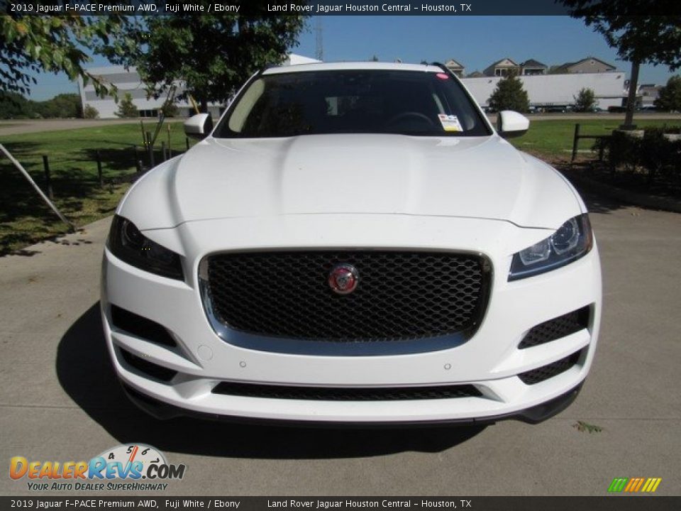 2019 Jaguar F-PACE Premium AWD Fuji White / Ebony Photo #9