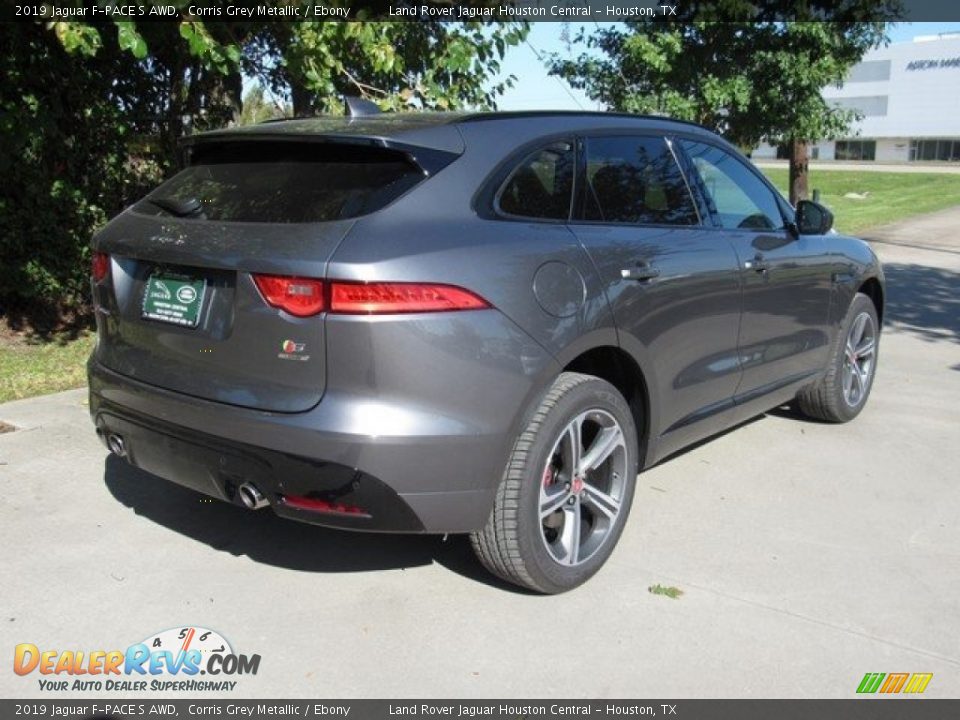 2019 Jaguar F-PACE S AWD Corris Grey Metallic / Ebony Photo #7