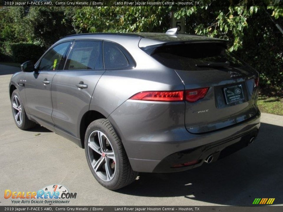 2019 Jaguar F-PACE S AWD Corris Grey Metallic / Ebony Photo #12