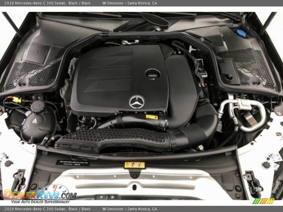 2019 Mercedes-Benz C 300 Sedan Black / Black Photo #8