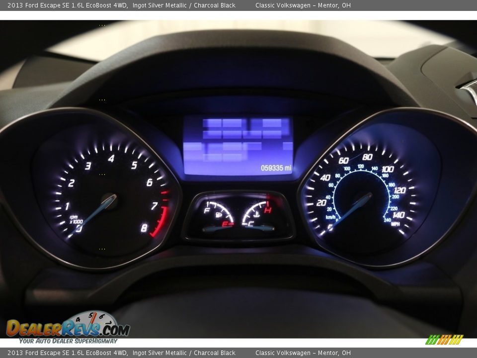 2013 Ford Escape SE 1.6L EcoBoost 4WD Ingot Silver Metallic / Charcoal Black Photo #9