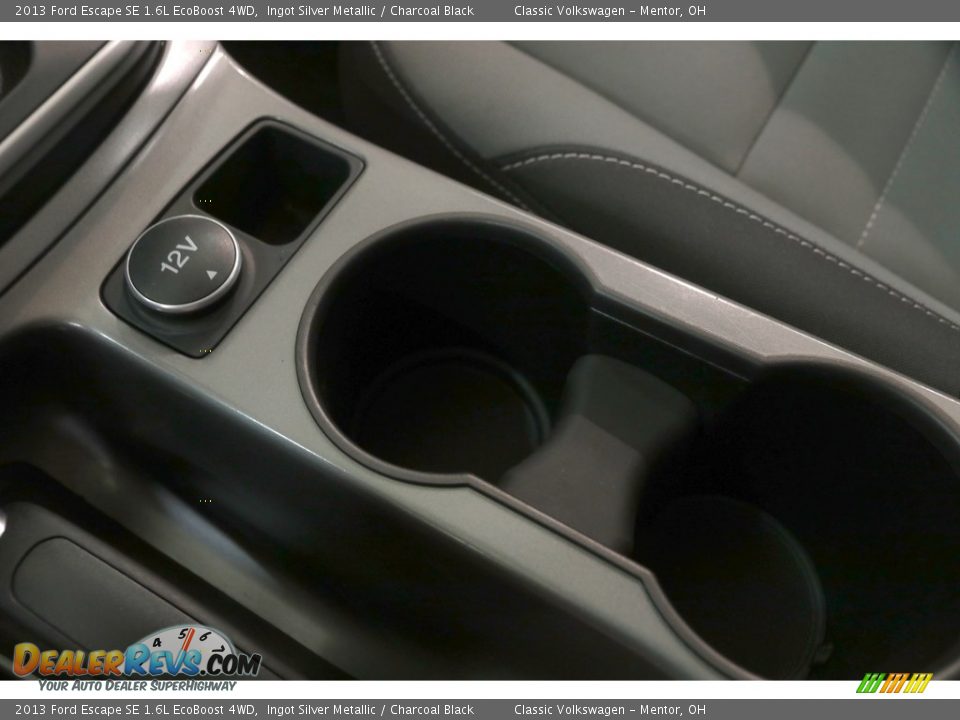 2013 Ford Escape SE 1.6L EcoBoost 4WD Ingot Silver Metallic / Charcoal Black Photo #15
