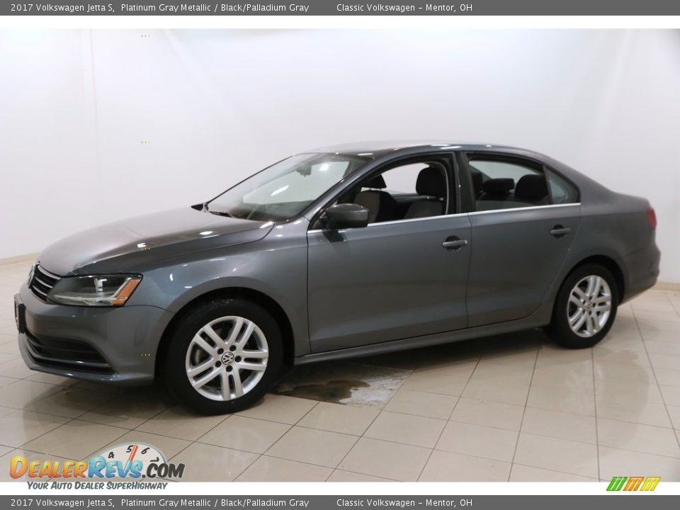 2017 Volkswagen Jetta S Platinum Gray Metallic / Black/Palladium Gray Photo #3
