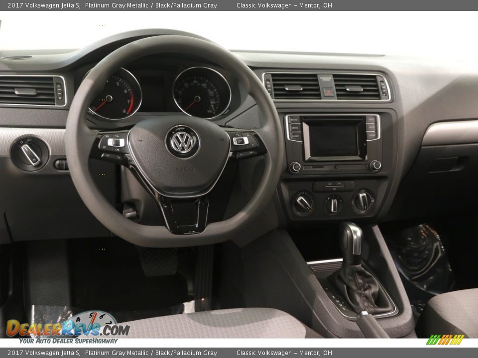 2017 Volkswagen Jetta S Platinum Gray Metallic / Black/Palladium Gray Photo #6
