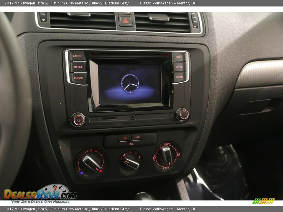 2017 Volkswagen Jetta S Platinum Gray Metallic / Black/Palladium Gray Photo #9