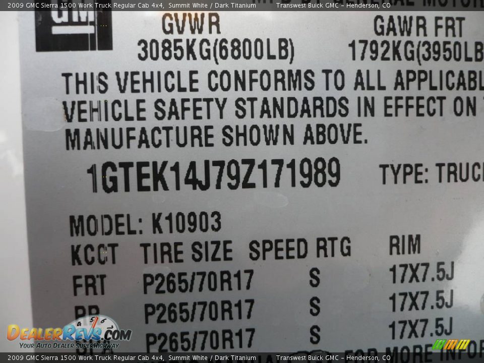 2009 GMC Sierra 1500 Work Truck Regular Cab 4x4 Summit White / Dark Titanium Photo #10