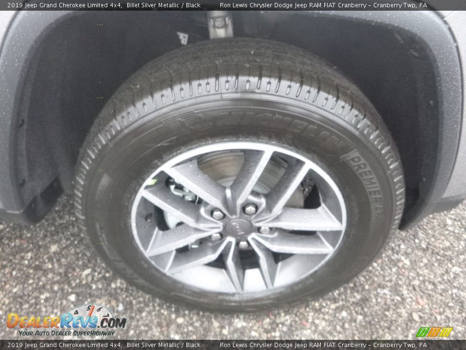 2019 Jeep Grand Cherokee Limited 4x4 Billet Silver Metallic / Black Photo #9