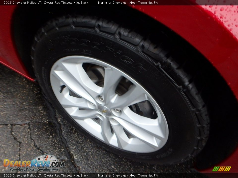 2016 Chevrolet Malibu LT Crystal Red Tintcoat / Jet Black Photo #14