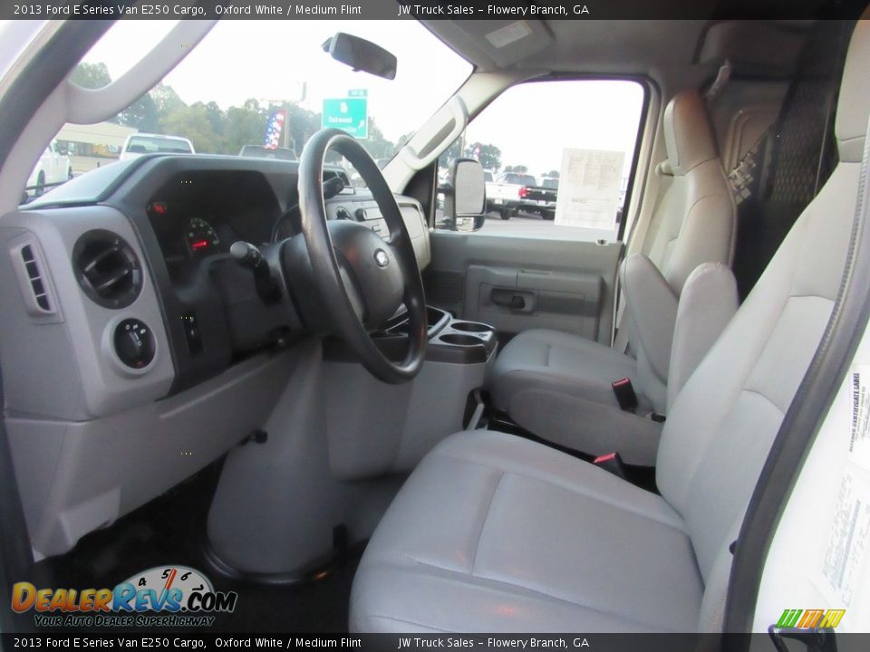 2013 Ford E Series Van E250 Cargo Oxford White / Medium Flint Photo #26