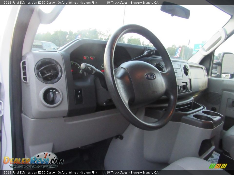 2013 Ford E Series Van E250 Cargo Oxford White / Medium Flint Photo #27